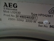 Waschmaschine aeg l52630 gebraucht kaufen  Grebenhain