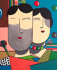 Tableau peinture acrylique d'occasion  Molsheim