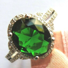 Bague émeraude biseautée d'occasion  Ollioules