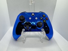 Controle sem fio Xbox One personalizado – invólucro cromado azul + bastões Hall‐Effect comprar usado  Enviando para Brazil