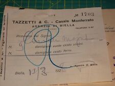 Documento antico tazzetti usato  Oliveto Lario