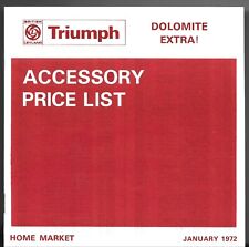 Triumph accessories price for sale  UK