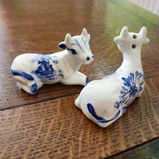 Delft blue cow for sale  Kensington