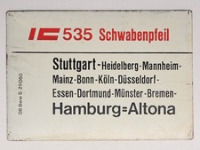 Zuglaufschild metall 534 gebraucht kaufen  Ahrensburg