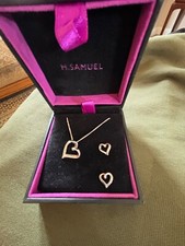 Samuel heart earrings for sale  LEAMINGTON SPA