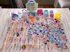 Vintage 2000's Polly Pocket Lot 60 lalek 100's Gumowe akcesoria do ubrań Części na sprzedaż  Wysyłka do Poland