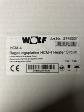 Wolf regelungsplatine hcm gebraucht kaufen  Mühlhausen