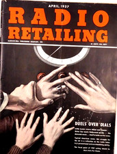 88 anos – 1937 (abr) – Rádio no varejo muitos anúncios e artigos de rádio – 84 peças, usado comprar usado  Enviando para Brazil