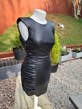 Zara black faux for sale  BOLTON