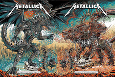 Póster de concierto 24x36 - Metallica Los Angeles CA segunda mano  Embacar hacia Mexico