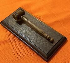 Vintage wood gavel for sale  HAVERFORDWEST