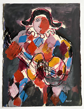 Gouache arlequin guitare d'occasion  Paris II
