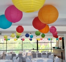 Paper lanterns decorations for sale  ALTRINCHAM
