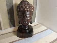 Buddha wooden head for sale  Felton