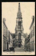 Cpa abbeville église d'occasion  Expédié en France