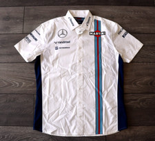 Usado, CAMISA WILLIAMS MARTINI RACING HACKETT RACING F1 BOTÃO PARA BAIXO FÓRMULA 1 MASCULINA MÉDIA comprar usado  Enviando para Brazil