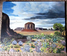 Vintage landscape desert for sale  Nevada City