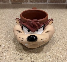 Usado, Caneca Taz 3D 1993 Warner Bros VTG Looney Tunes Cup Tasmanian Devil comprar usado  Enviando para Brazil