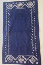 Blue hardanger cloth for sale  Saginaw