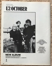 U2 - OCTOBER 1981 full page UK magazine ad comprar usado  Enviando para Brazil