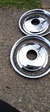 Chrome hub caps for sale  MANCHESTER