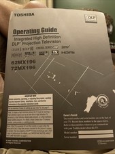 Toshiba projection television for sale  Fort Wayne