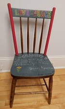 Vintage wooden chair for sale  Calais