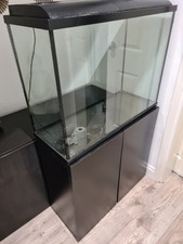 120l fishtank black for sale  SWINDON