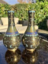 pair cloisonne vase for sale  ORPINGTON