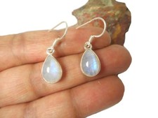 Teardrop moonstone sterling for sale  ELY