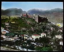 Usado, COR ANTIGA Lanterna Mágica Slide PORTO MONIZ CASTELO DA MADEIRA FOTO C1920 comprar usado  Enviando para Brazil