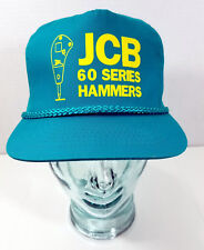 Boné vintage JCB 60 SERIES HAMMERS Snapback caminhoneiro construção anos 70 anos 80  comprar usado  Enviando para Brazil