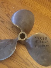 Boat propeller 13x15 for sale  Rigby