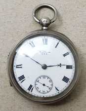 silver waltham pocket watch for sale  GRAVESEND