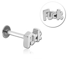 Piercing labret schriftzug gebraucht kaufen  Eberswalde