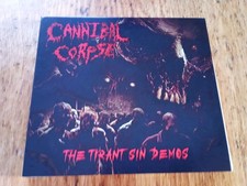 CANNIBAL CORPSE The Tirant Sin Demos CD Trifold Digipack Ltd 200 copies, usado comprar usado  Enviando para Brazil