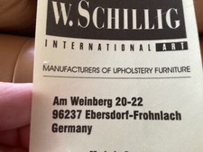 W.schillig leather sectional for sale  Amherst