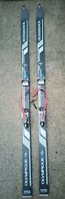 ESQUIS DE NEVE VINTAGE 70" ROSSIGNOL Olympique S 175 CM Tyrolia 250 preto branco cinza comprar usado  Enviando para Brazil