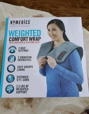 NOVO em caixa aberta - Homedics CONFORTO PONDERADO ENVOLTÓRIO vibração e calor calmante.  comprar usado  Enviando para Brazil