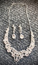 Brautschmuck set strass gebraucht kaufen  München