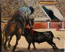 Tableau tauromachie jésus d'occasion  Saint-Saëns