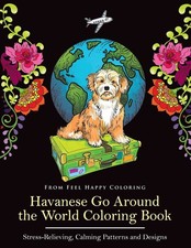Havanese around coloring for sale  UK