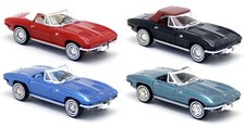 Brekina - Chevrolet Chevy Corvette C2 1962 - Cabrio Roadster modele USA 1:87 H0, używany na sprzedaż  Wysyłka do Poland