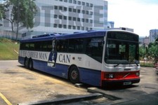 Usado, Slide 35mm CINGAPURA SBS Volvo B10M Single Decker SBS997A 1997 Original comprar usado  Enviando para Brazil
