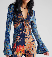 NOVO MACACÃO FREE PEOPLE FLORAL PAISLEY CONSTANCE TAMANHO M comprar usado  Enviando para Brazil