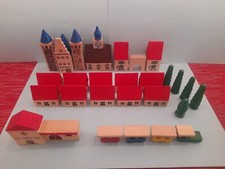 Holzbausteine stadt dorf gebraucht kaufen  Berlin