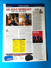 Clipping giornale fitness usato  Italia