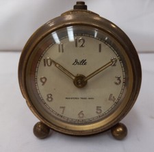 RELOJ DESPERTADOR DE SOBREMESA ALEMAN MARCA DILLE, ROJO, AÑOS 60 comprar usado  Enviando para Brazil