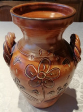 Rotbraune keramikvase besonder gebraucht kaufen  Dessau-Roßlau