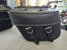 bag leather saddle motorcycle for sale  New Port Richey